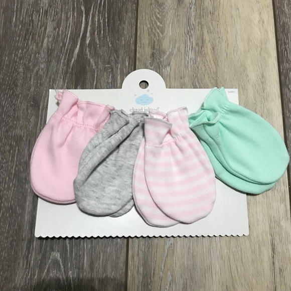 cloud island baby mittens